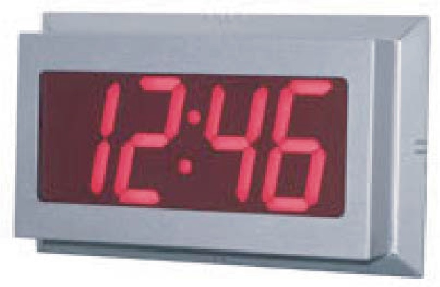 Waterproof Stainless Steel6 Digit Time & Date / Text LED Clock