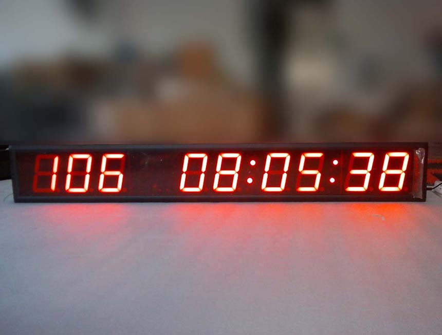 LED Counter 4 Large Days LED Counter up to 999 days DDD HRS MINTS SECS Format