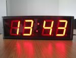 LED Wall Clock 4 Giant Large LED Digital Wall Clock HHMM LED Countdown Timer