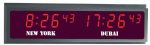 2 - ZONE, 6 Digit LED Clock