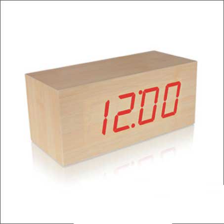 Digital Wooden Clock ZJ-001